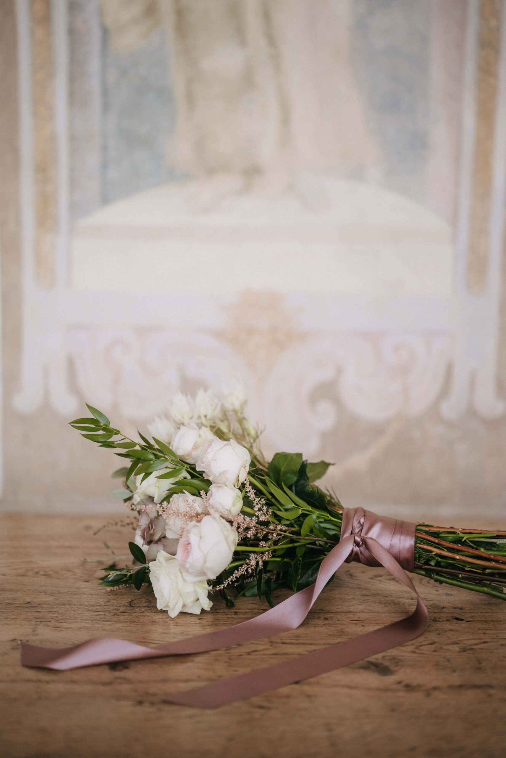 bouquet detail at villa mangiacane