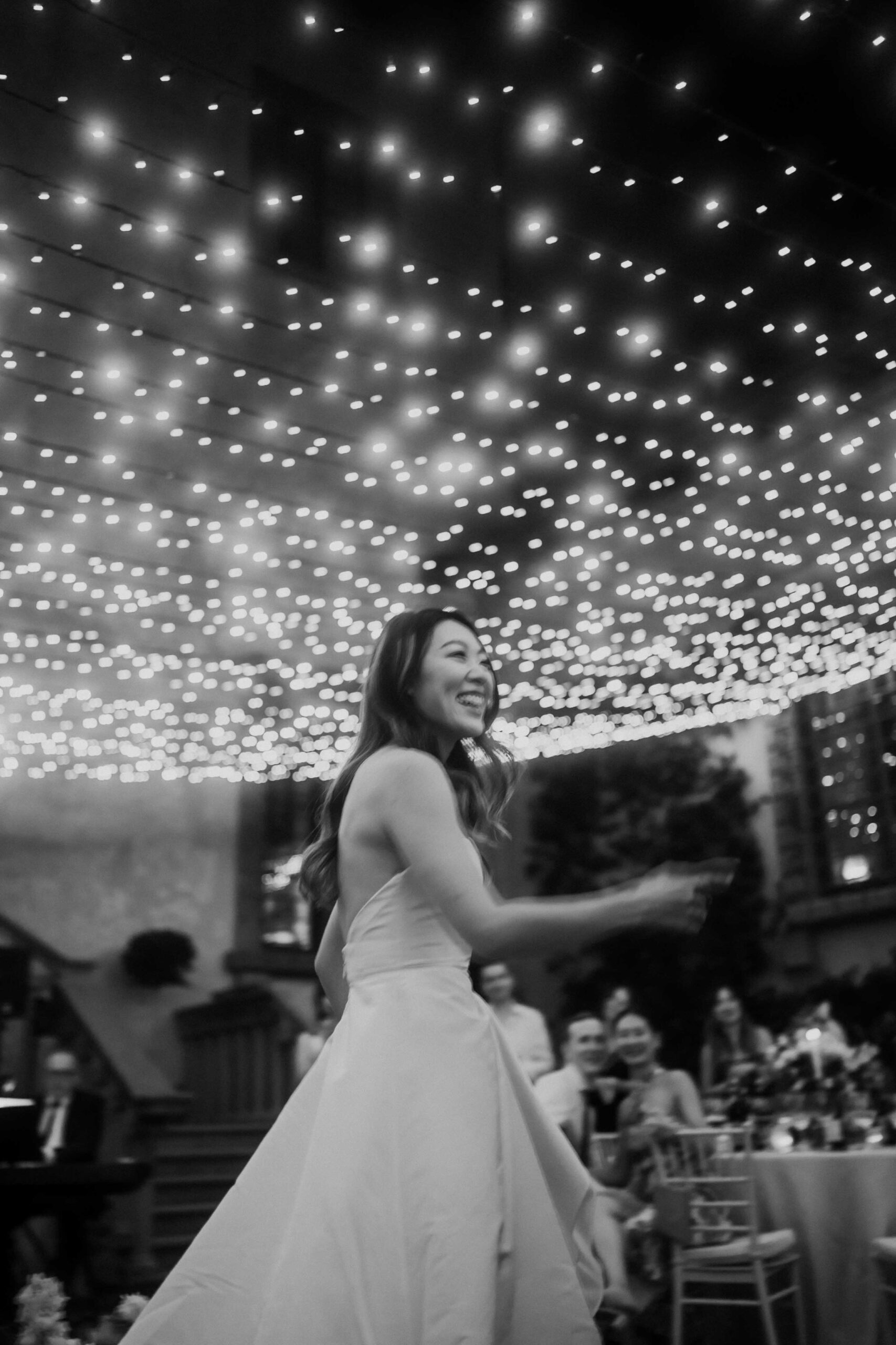modern bride party at villa mangiacane