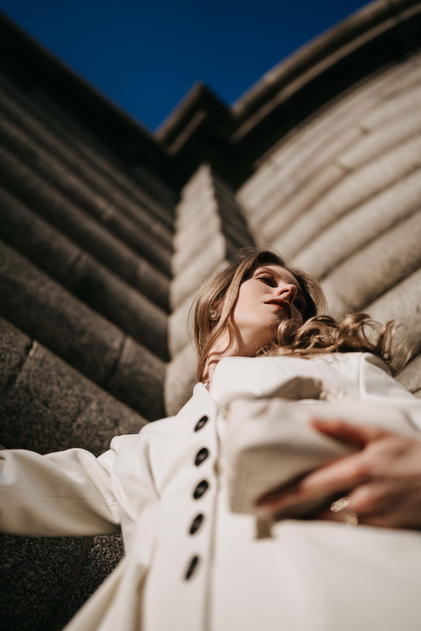 Quiet unhurried Paris wedding portrait away from the crowds.